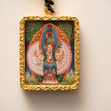  Avalokiteshvara Ghau Thangka Locket