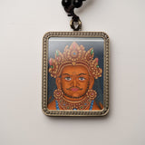 Zambala Ghau Thangka Locket - Tibetan Pendant