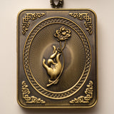 Zambala Ghau Thangka Locket - Tibetan Pendant