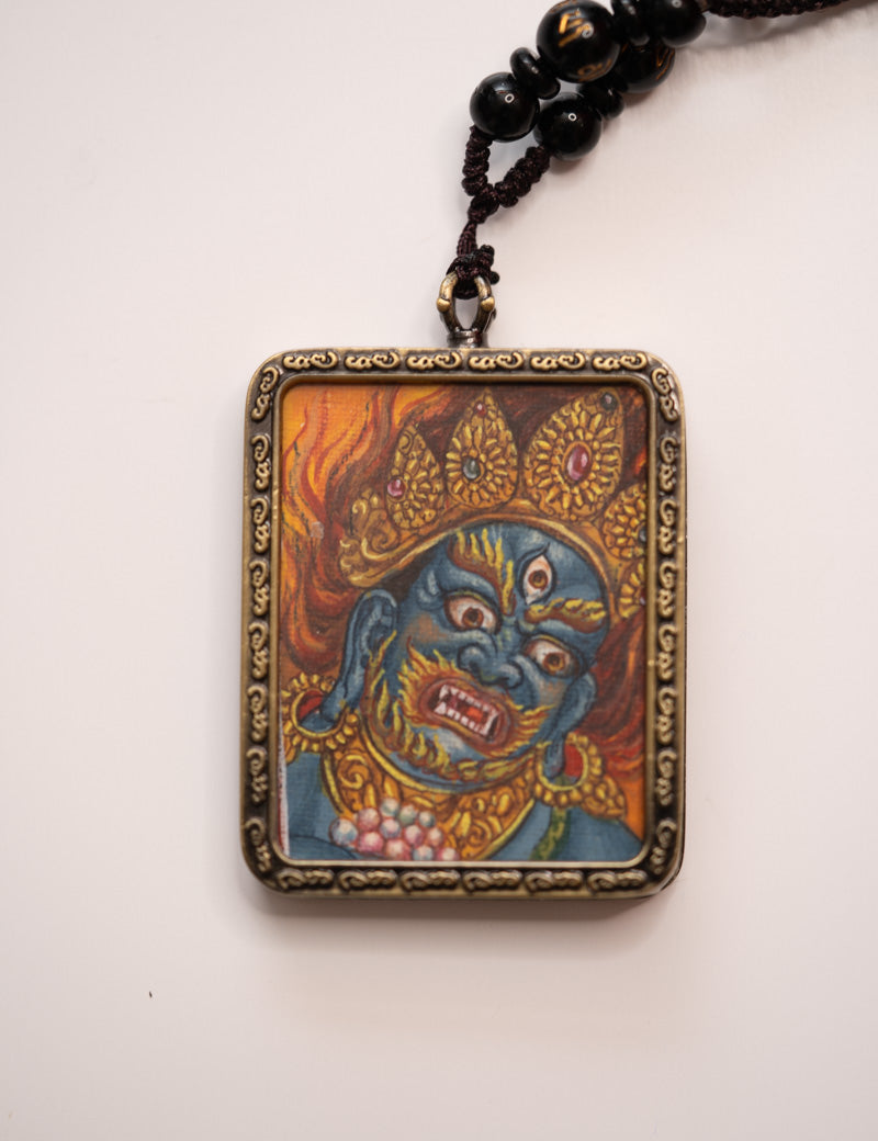 Mahakala Ghau Thangka Locket