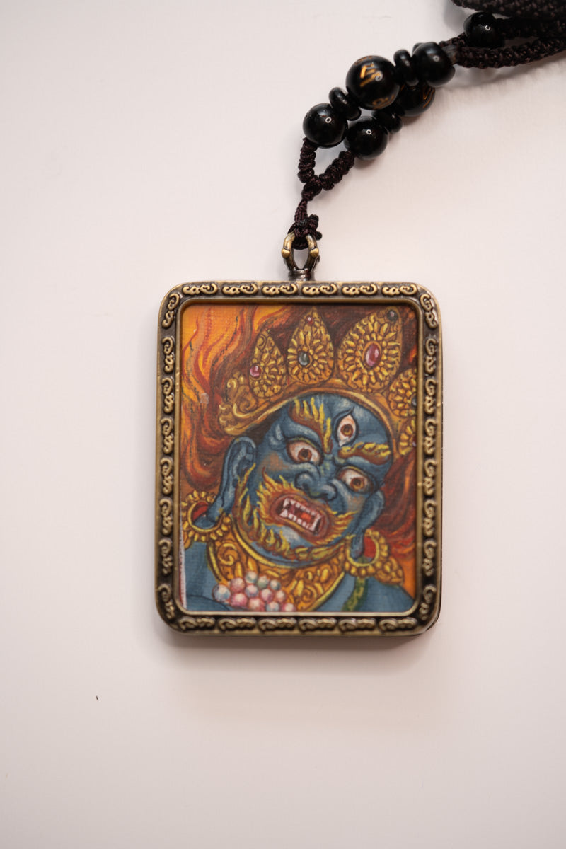 Mahakala Ghau Thangka Locket