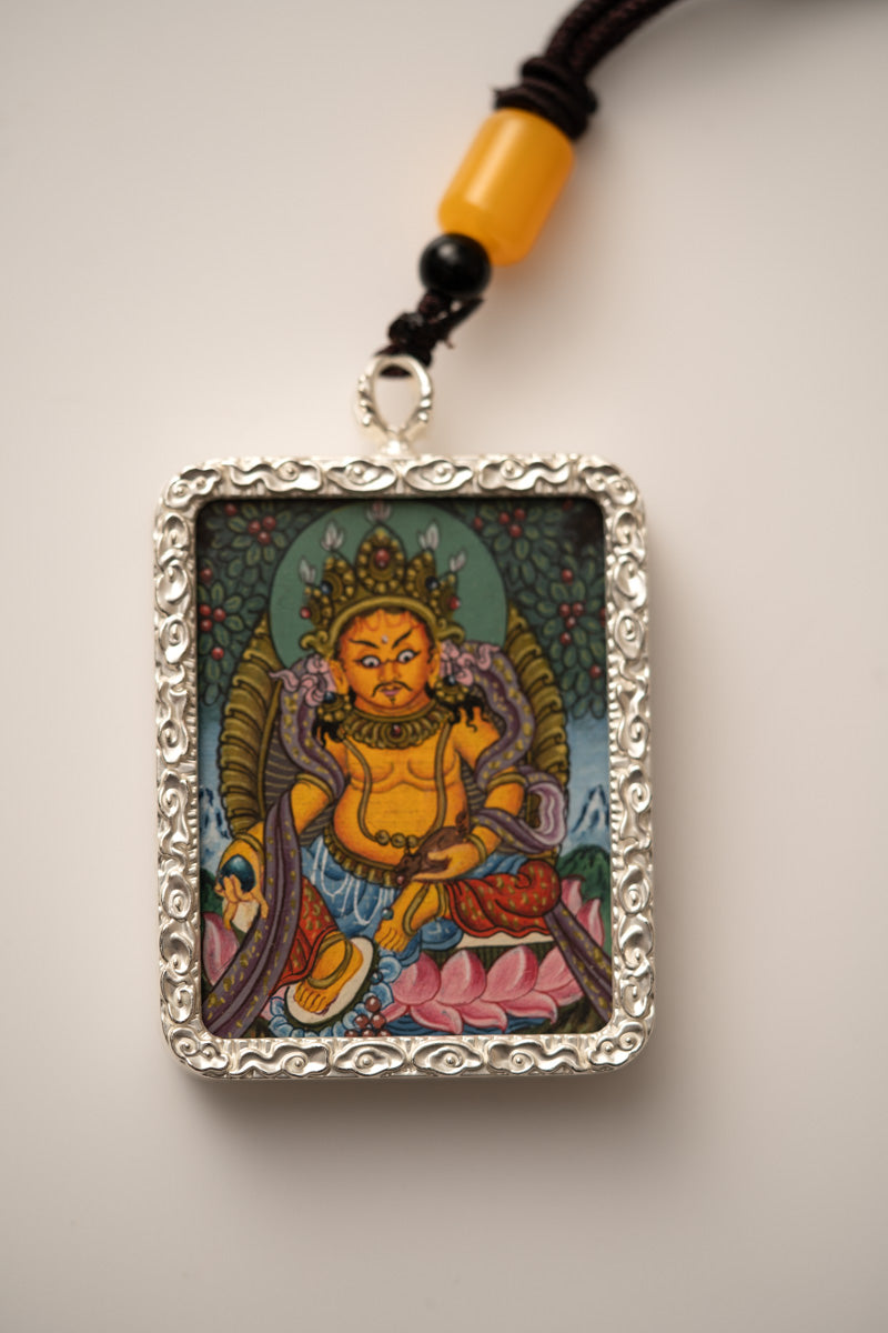 Zambala Ghau Thangka with Locket