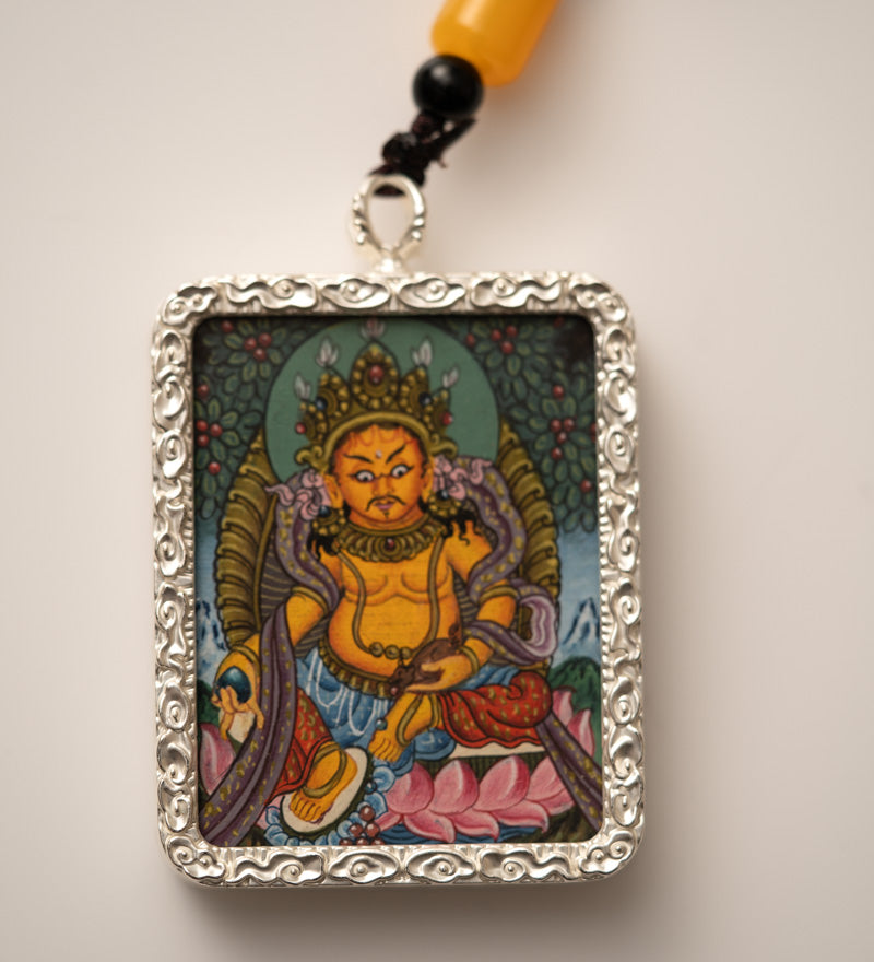 Zambala Ghau Thangka with Locket