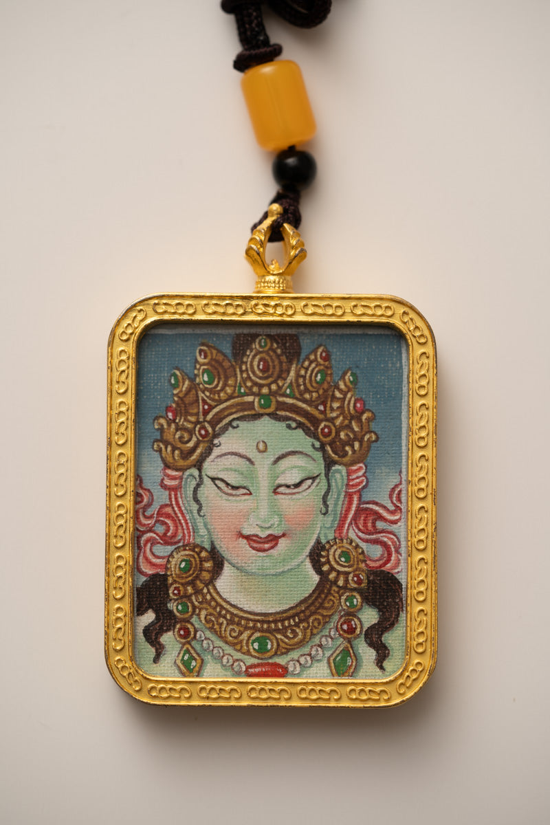 Tara Ghau Thangka with Locket 