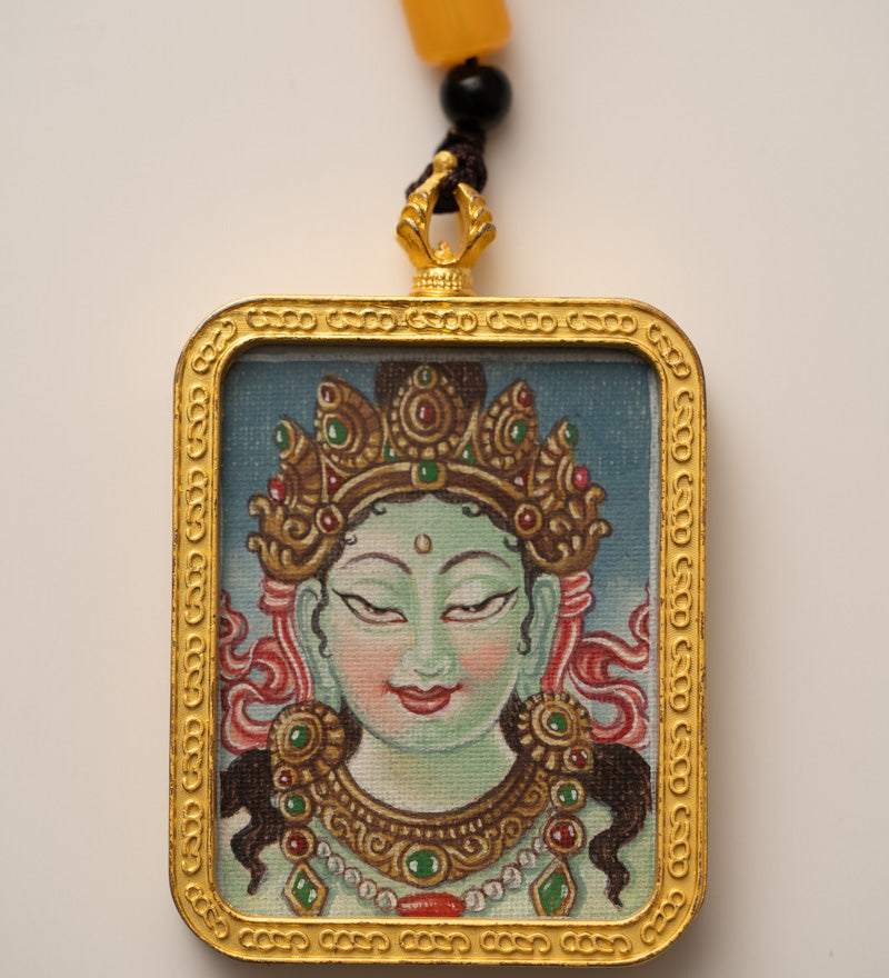 Tara Ghau Thangka with Locket 