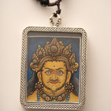 Zambala Ghau Thangka Locket - Wealth deity