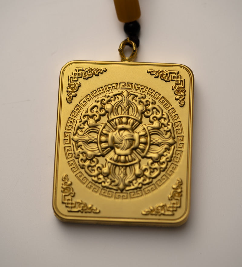 White Tara Ghau Thangka with Locket - Spiritual Pendant