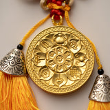 Handpainted Tibetan Om Mantra Locket with Tassel