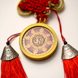 Tibetan Om Locket with Tassel