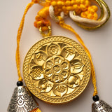 Tibetan Om Mantra Locket with Tassel