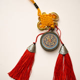 Tibetan Om Mantra Locket with Tassel