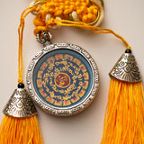 Tibetan Om Mantra Locket with Tassel