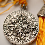 Tibetan Om Mantra Locket with Tassel