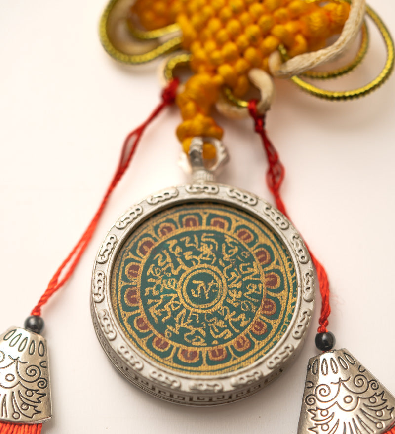 Om Mantra Locket with Tassel