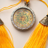 Double Dorje Vajra Locket with Tassel