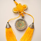 Double Dorje Vajra Locket with Tassel