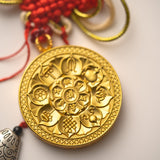 Tibetan Om Mantra Locket with Tassel