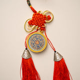 Tibetan Om Mantra Locket with Tassel