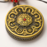 Tibetan Om Mantra Locket with Tassel