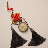 Tibetan Om Mantra Locket with Tassel