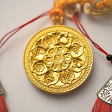 Tibetan Om Mantra Locket with Tassel