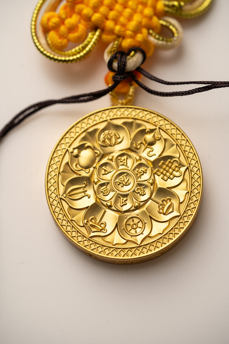  Endless Knot Locket with Tassel