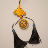  Endless Knot Locket with Tassel