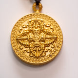  Endless Knot Symbol Ghau Thangka with Locket 