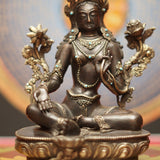 Handcrafted Green Tara Statue