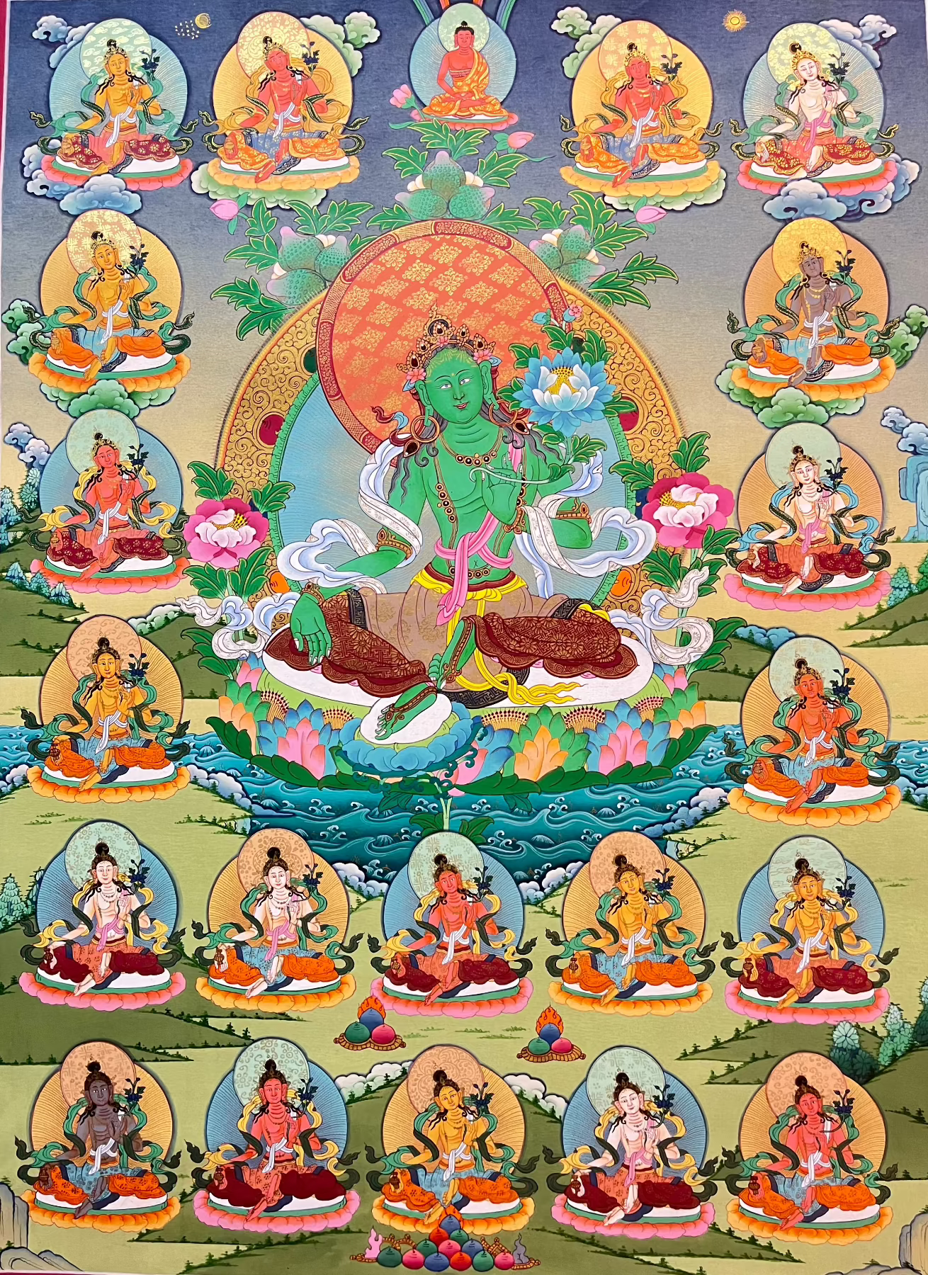 21 Tara Thangka Painting