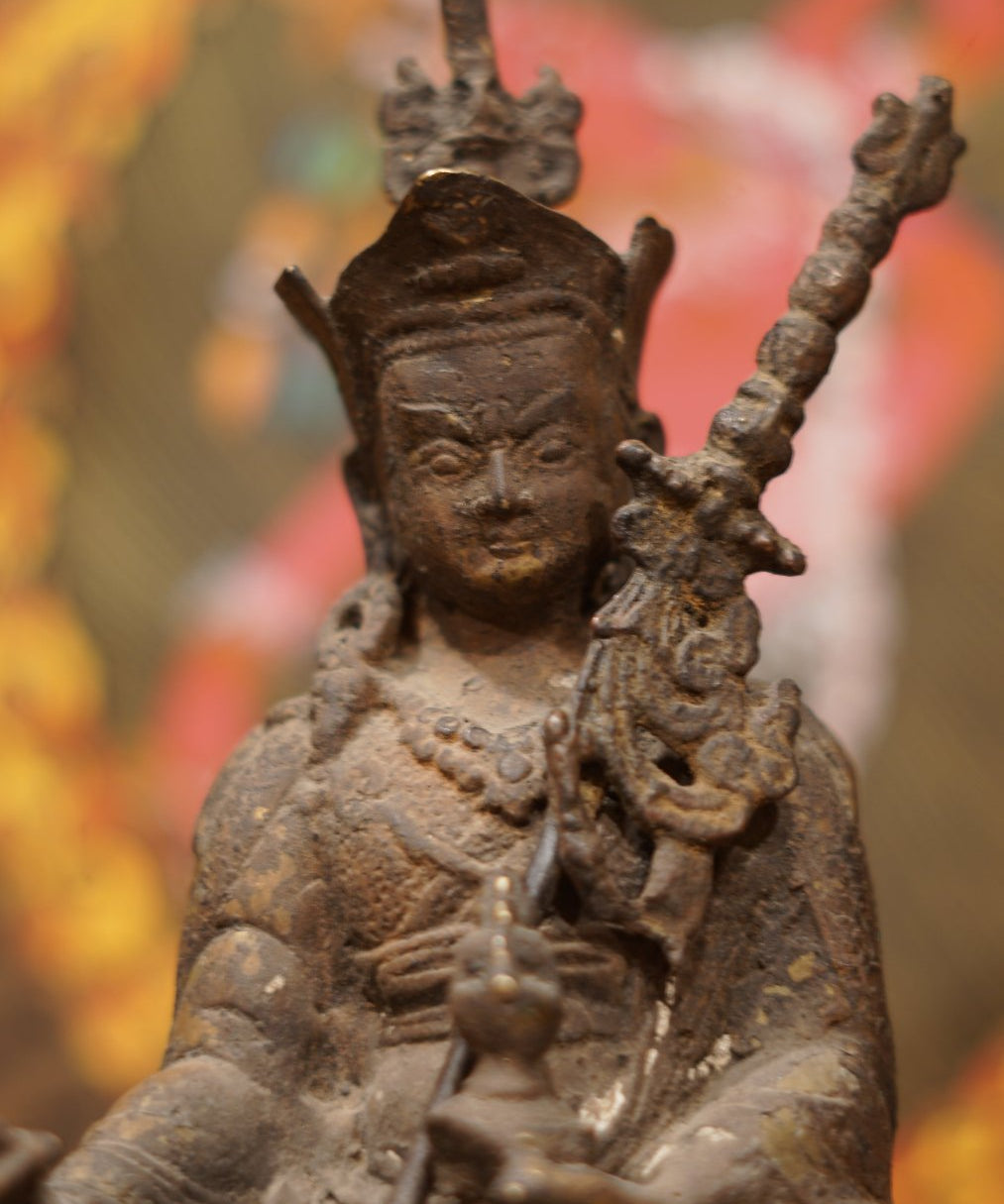 Antique Statue of Guru Rinpoche.