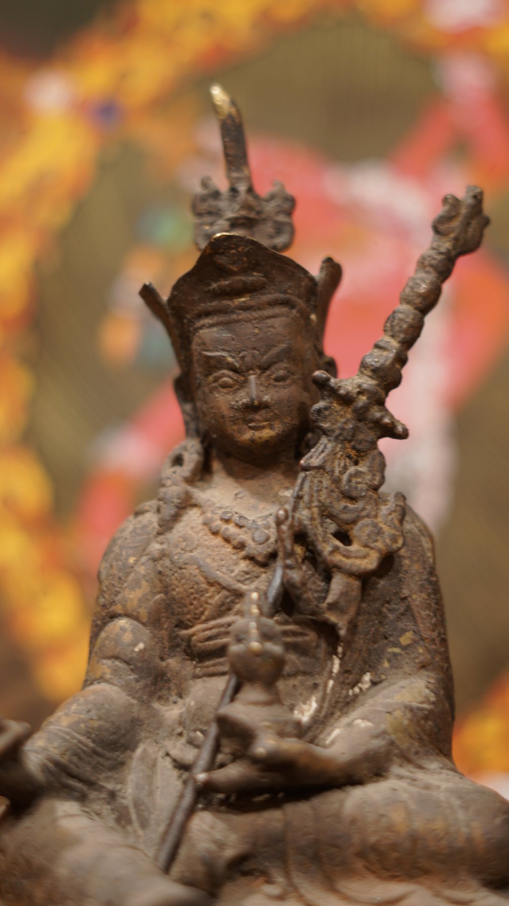 Antique Statue of Guru Rinpoche.