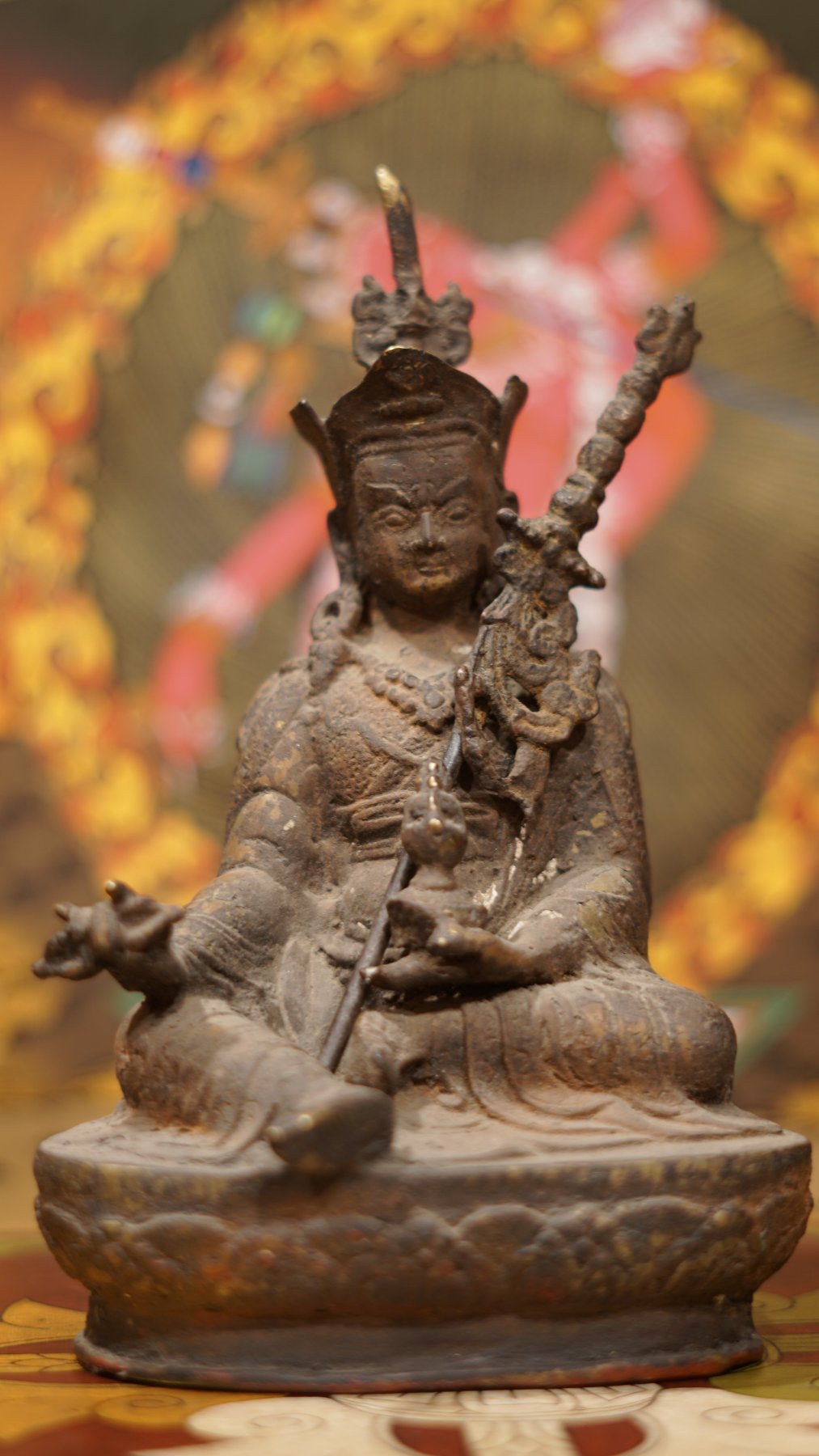 Antique Statue of Guru Rinpoche.