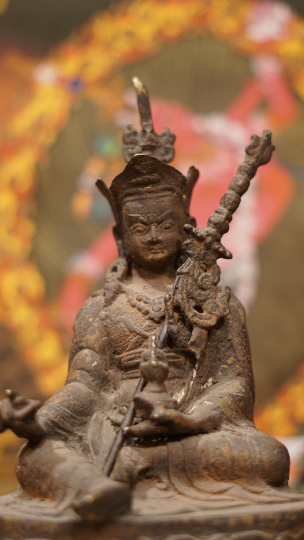 Antique Statue of Guru Rinpoche.