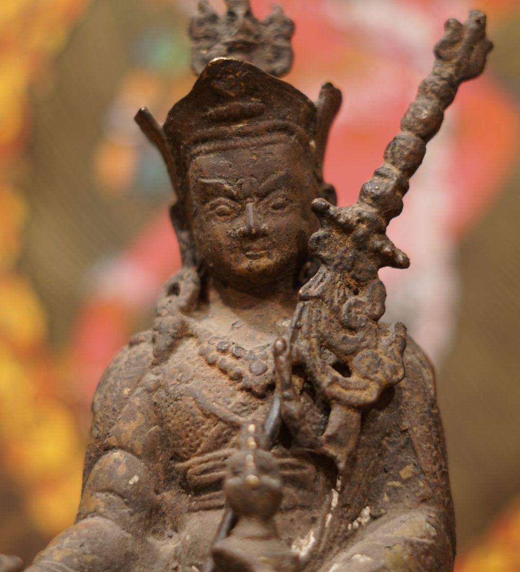 Antique Statue of Guru Rinpoche.