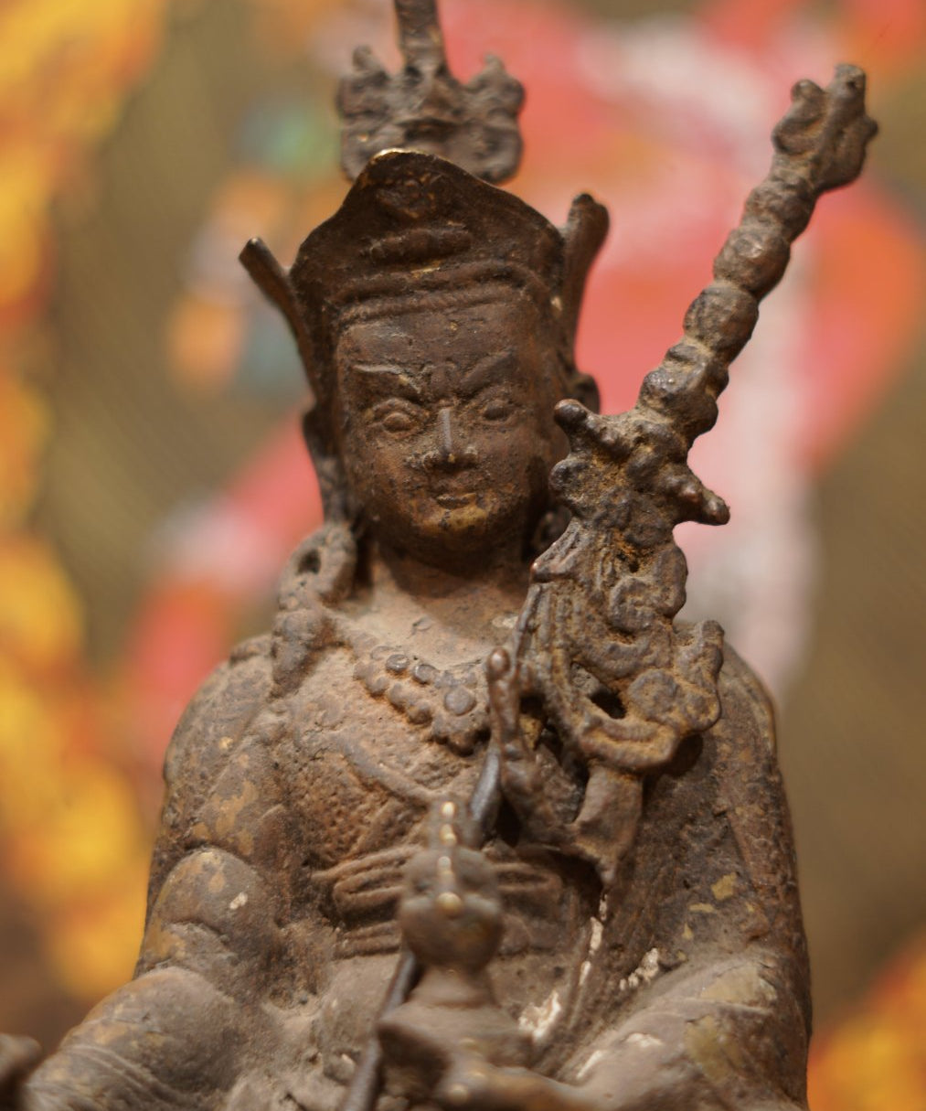 Antique Statue of Guru Rinpoche.