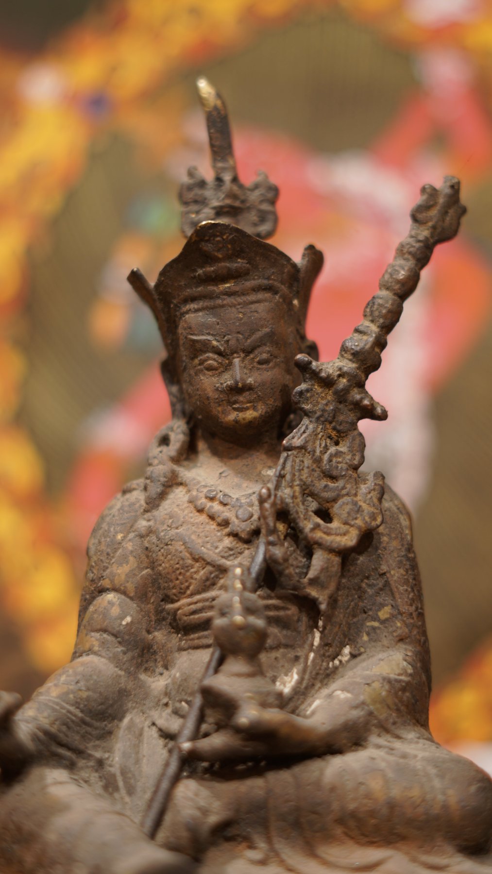 Antique Statue of Guru Rinpoche.