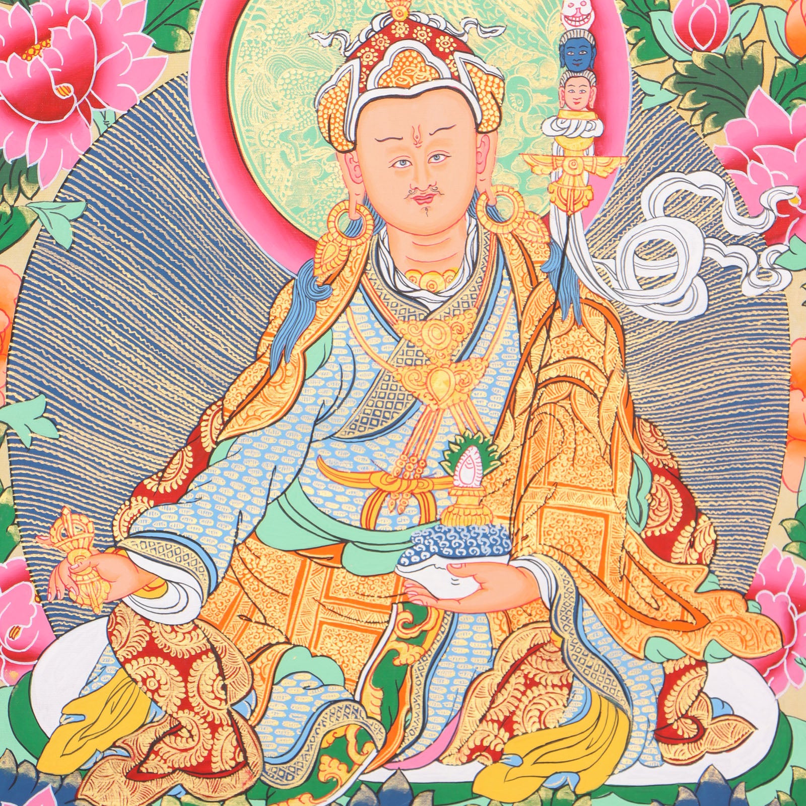 8 Manifestation of Guru Padmasambhava- Dorje Drolo, Shakya Senge, Nyigma Odzer, Pema , Lodan Choske ,Urgyan Dorje Change