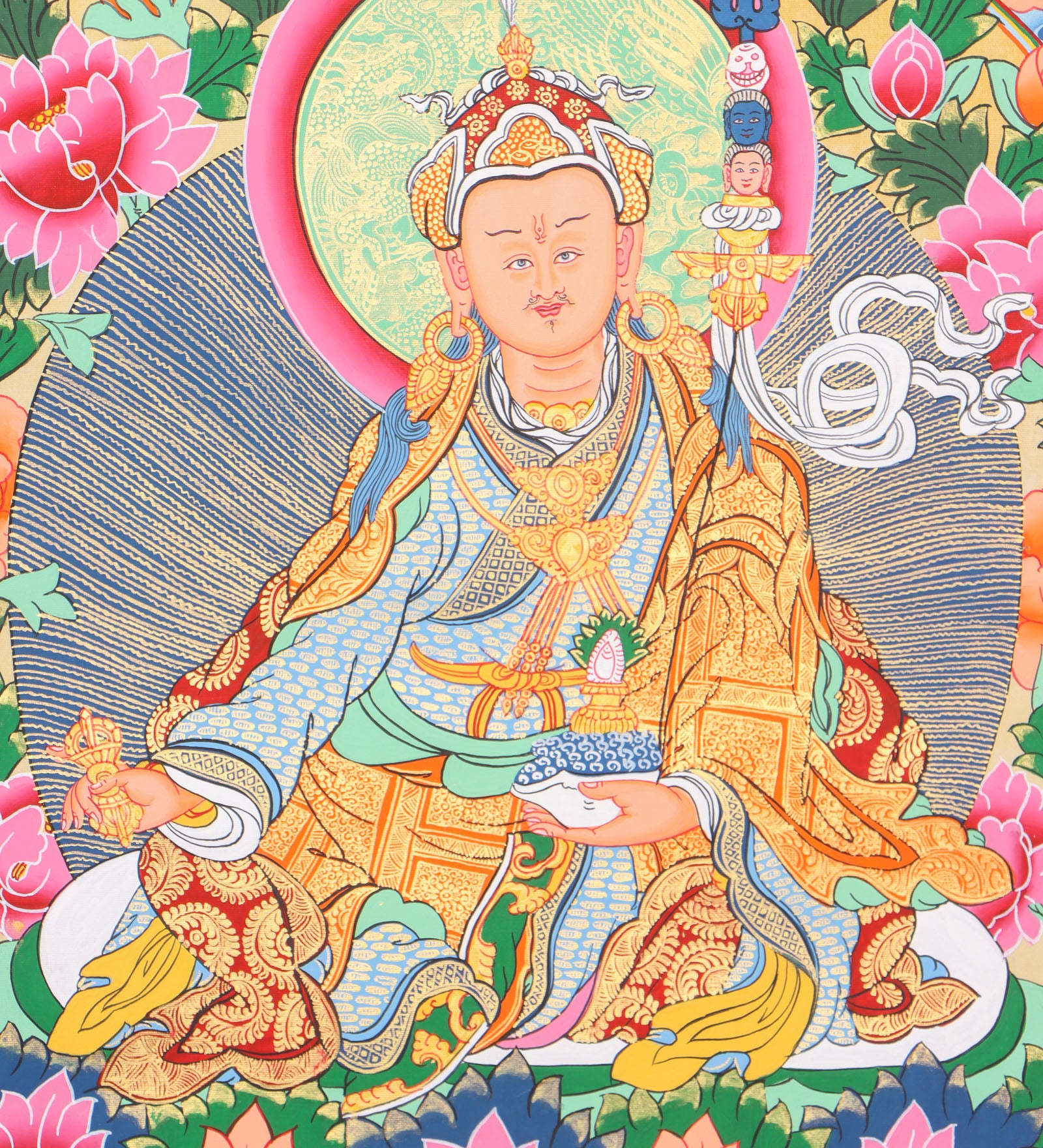 8 Manifestation of Guru Padmasambhava- Dorje Drolo, Shakya Senge, Nyigma Odzer, Pema , Lodan Choske ,Urgyan Dorje Change