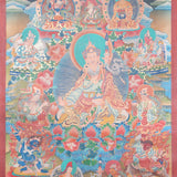 Guru Rinpoche Thangka  for spiritual devotion, contemplation, and motivation.