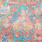 Guru Rinpoche Thangka for spiritual devotion, contemplation, and motivation.