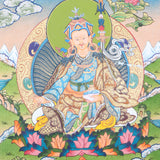 Guru thangka painting is a masterpiece that reflects the beauty and wisdom of the Himalayan culture.