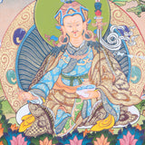 Guru thangka painting is a masterpiece that reflects the beauty and wisdom of the Himalayan culture.