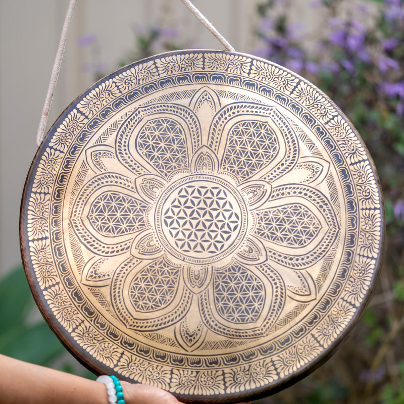 Flower of Life Healing Gong