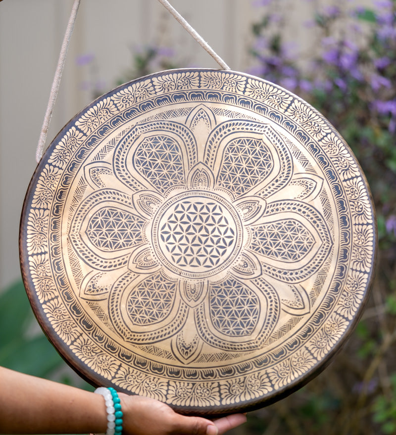 Flower of Life Healing Gong