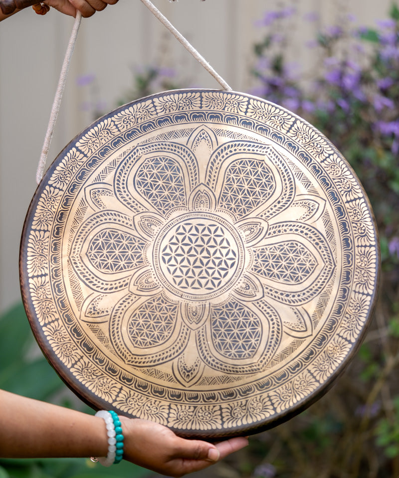 Flower of Life Healing Gong