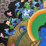 Handpainted Medicine Buddha Thangka Painting