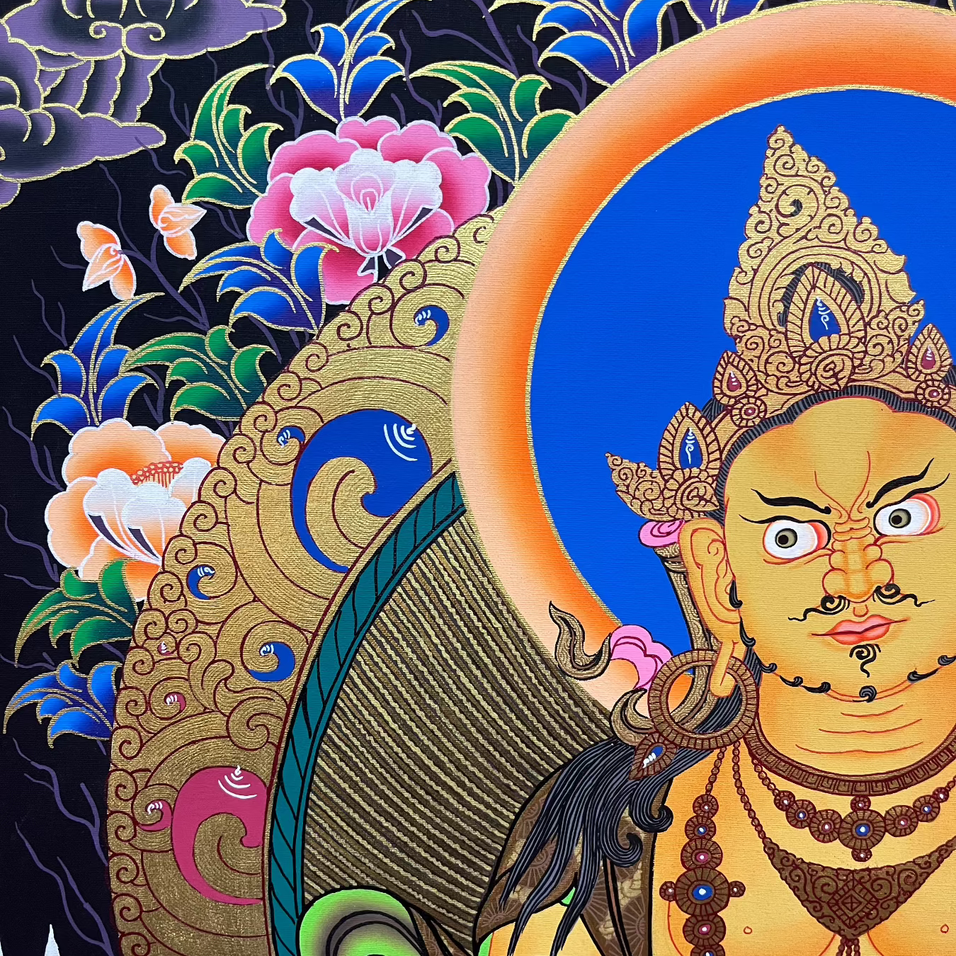 Zambala Thangka Painting - Tibetan Art