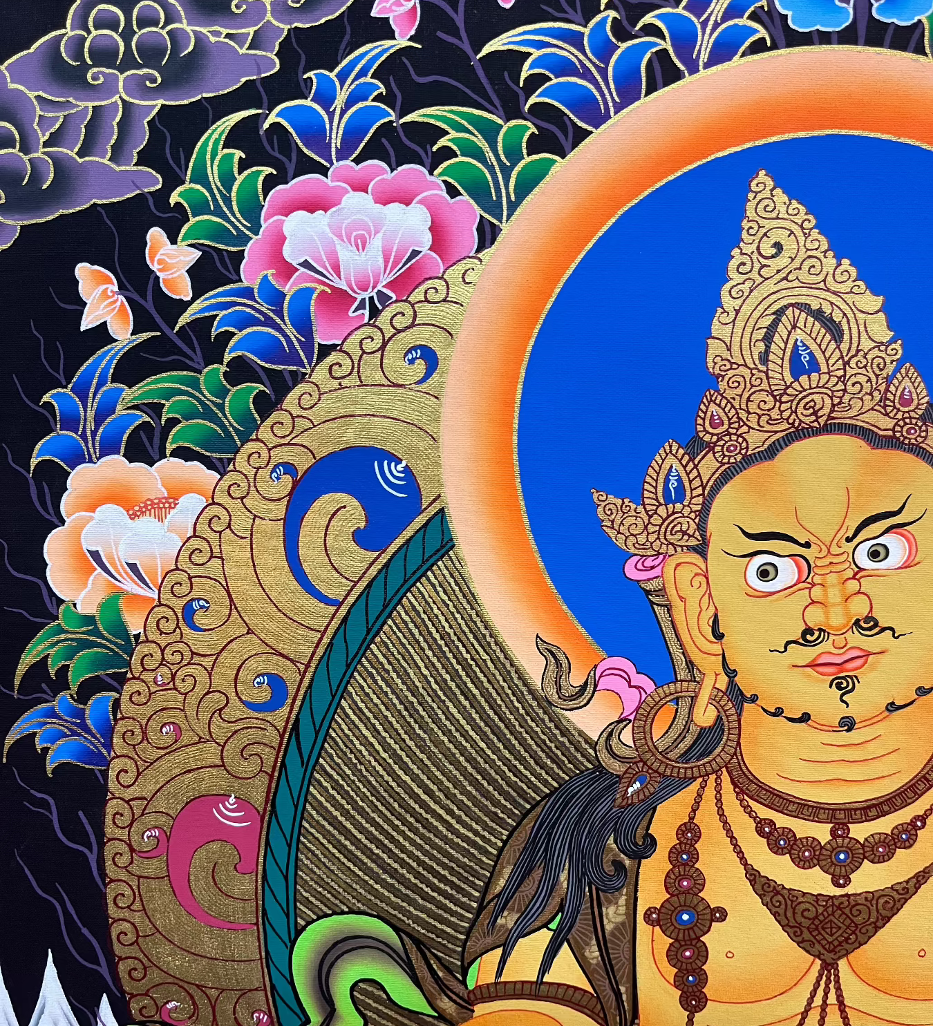 Zambala Thangka Painting - Tibetan Art