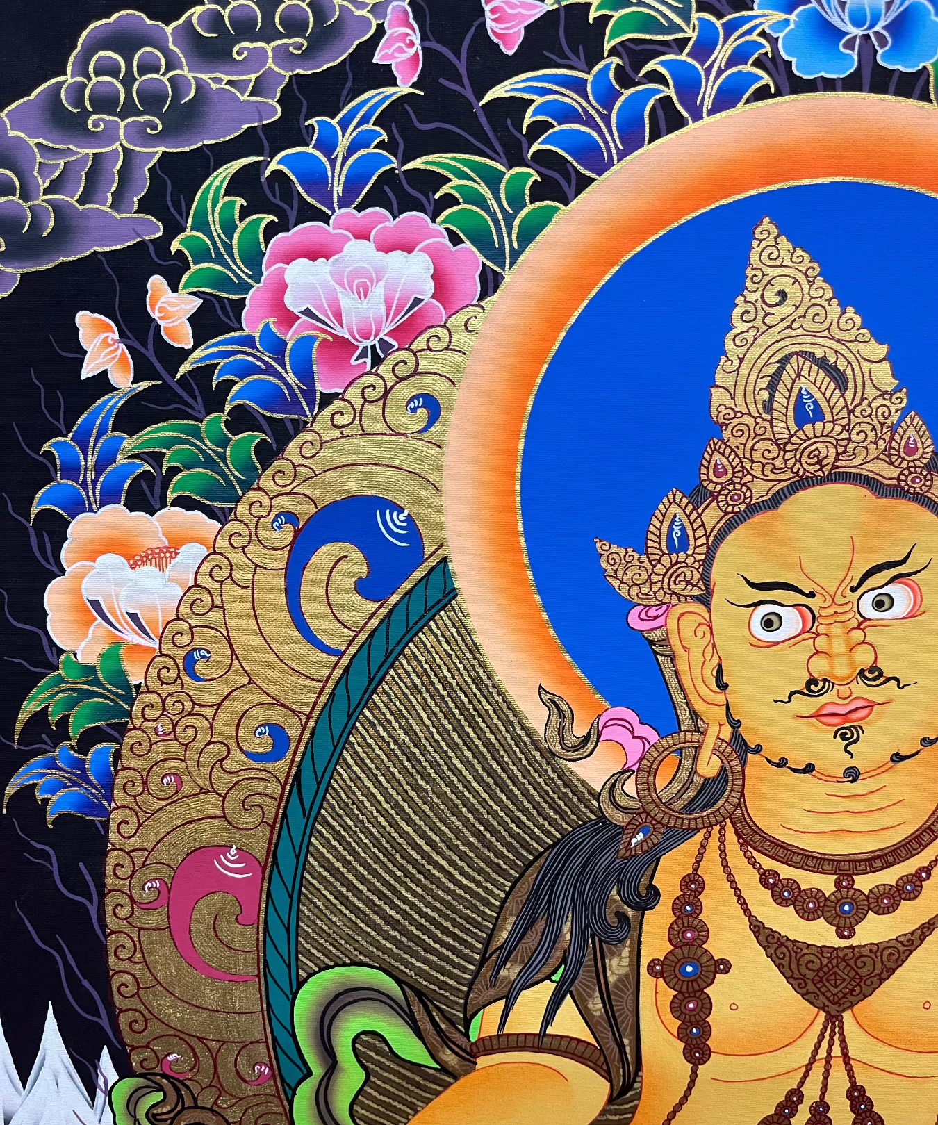 Zambala Thangka Painting - Tibetan Art